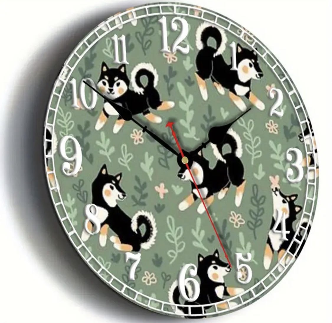 Shiba Inu Wall Clock