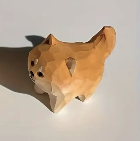 Wooden Shiba