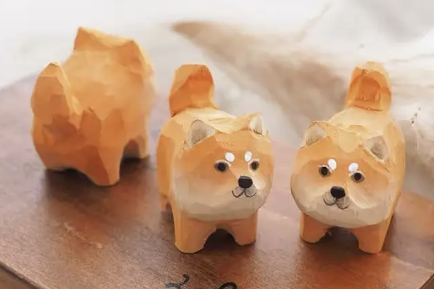 Wooden Shiba